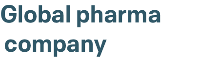 Global pharmaceutical company accelerates safe delivery to market logo