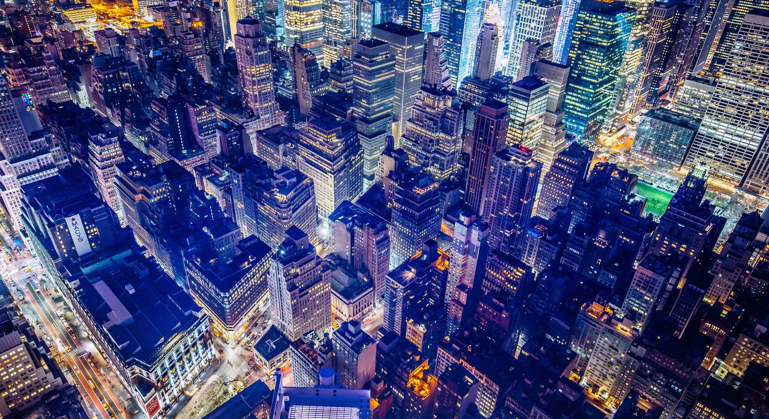 Cityscape at night 