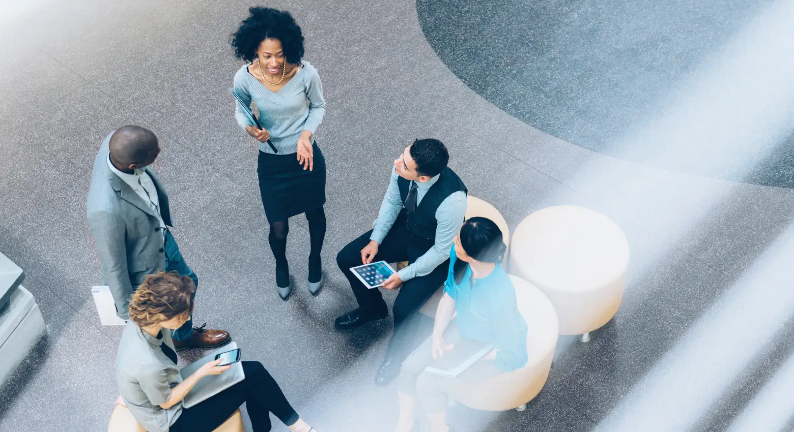 team collaboration in office