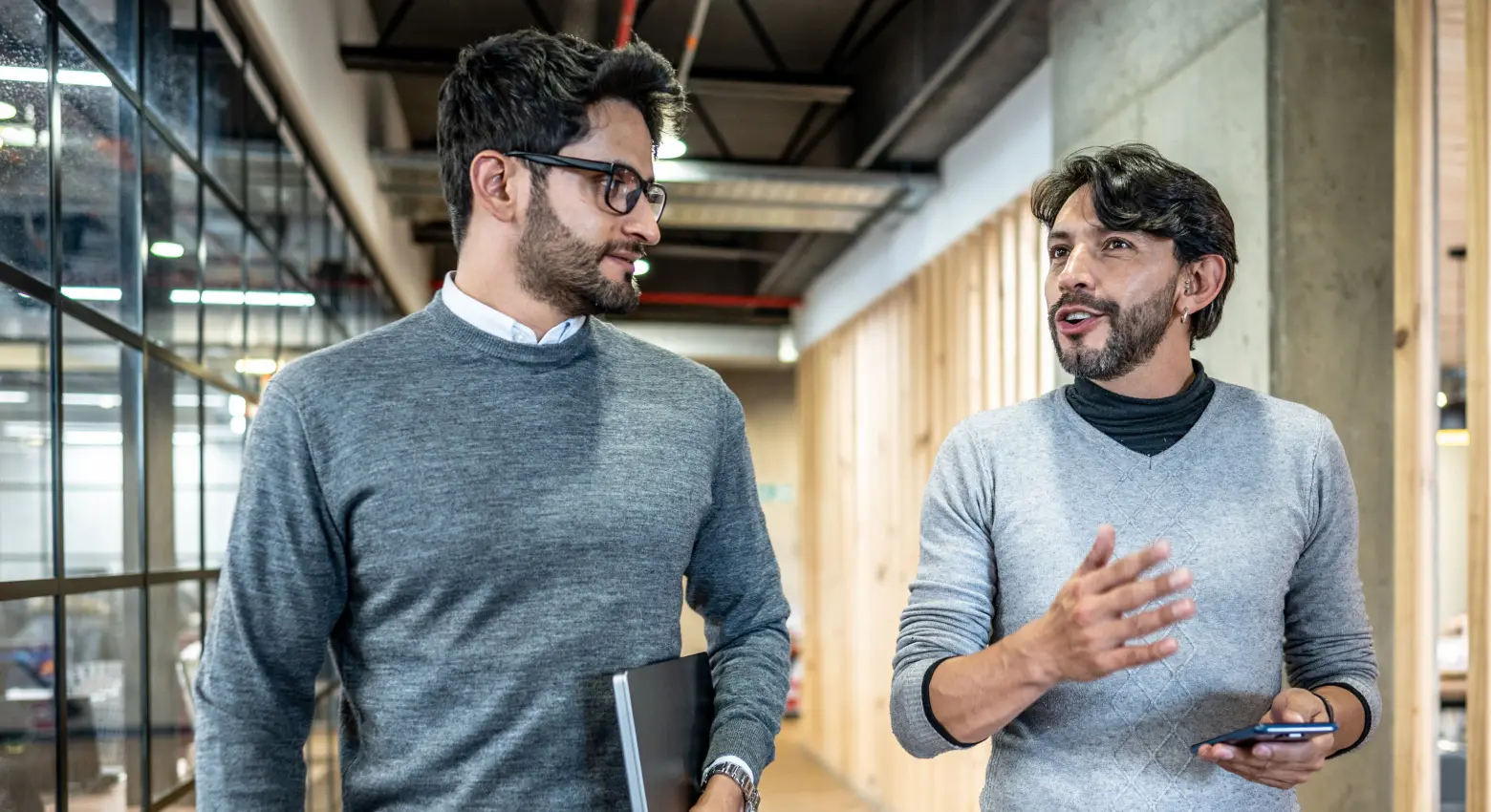 Two men at the office