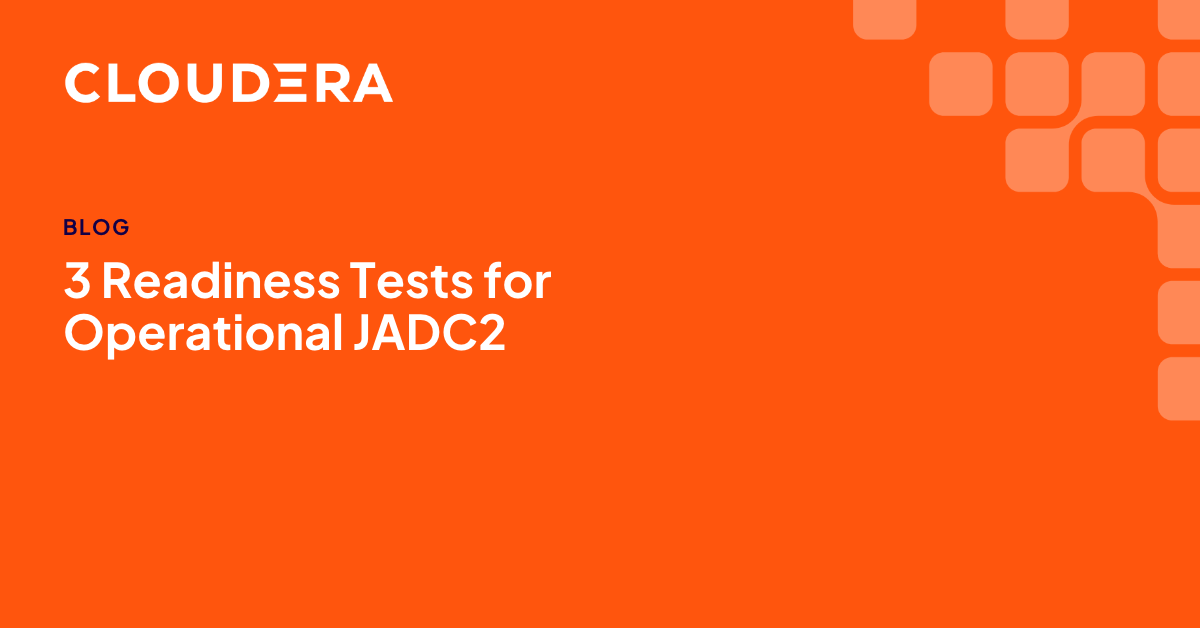 3 Readiness Tests for Operational JADC2