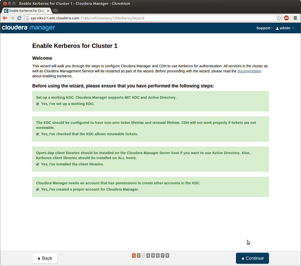 The Welcome Page