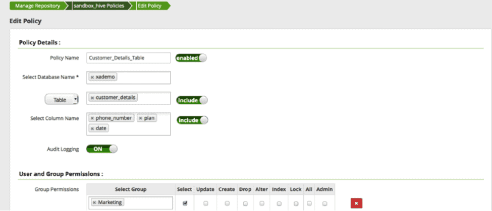 Ranger configuration
