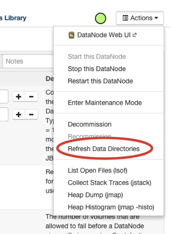 Refresh Data Directories