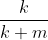 The ratio of data cells to parity cells determines the storage efficiency