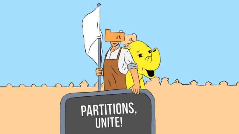 Partitions unite