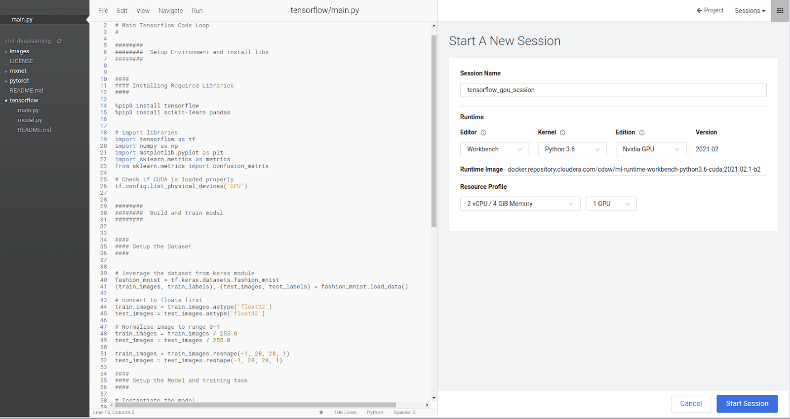 Deep Learning With Nvidia Gpus In Cloudera Machine Learning Blog Deep Learning With Nvidia Gpus In Cloudera Machine Learning Blog