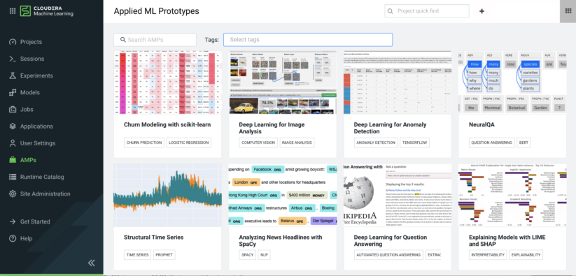 Figure 04: Applied Machine Learning Prototypes (AMPs)