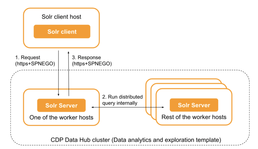 Figure 2. Sending Solr queries directly to a Solr Server instance