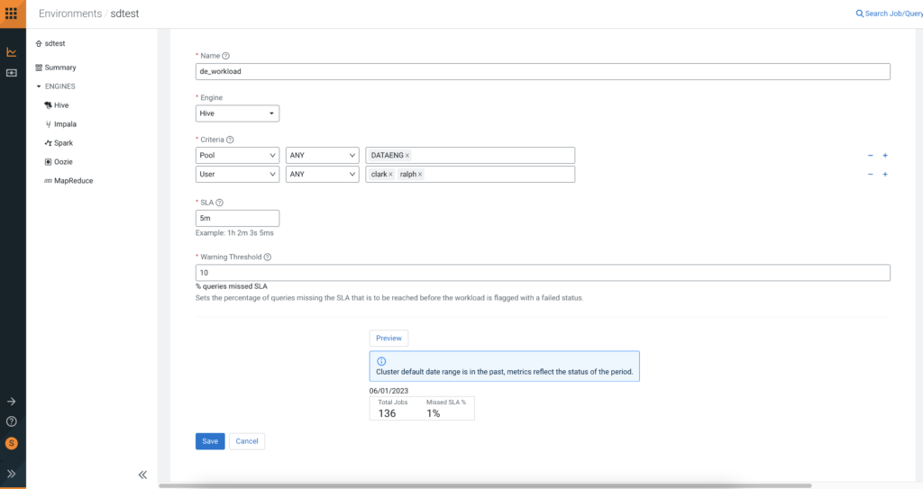 Workload Example