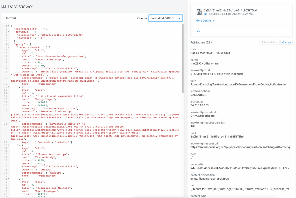 Figure 7: The built-in Data Viewer allows you to explore data and validate your transformation logic