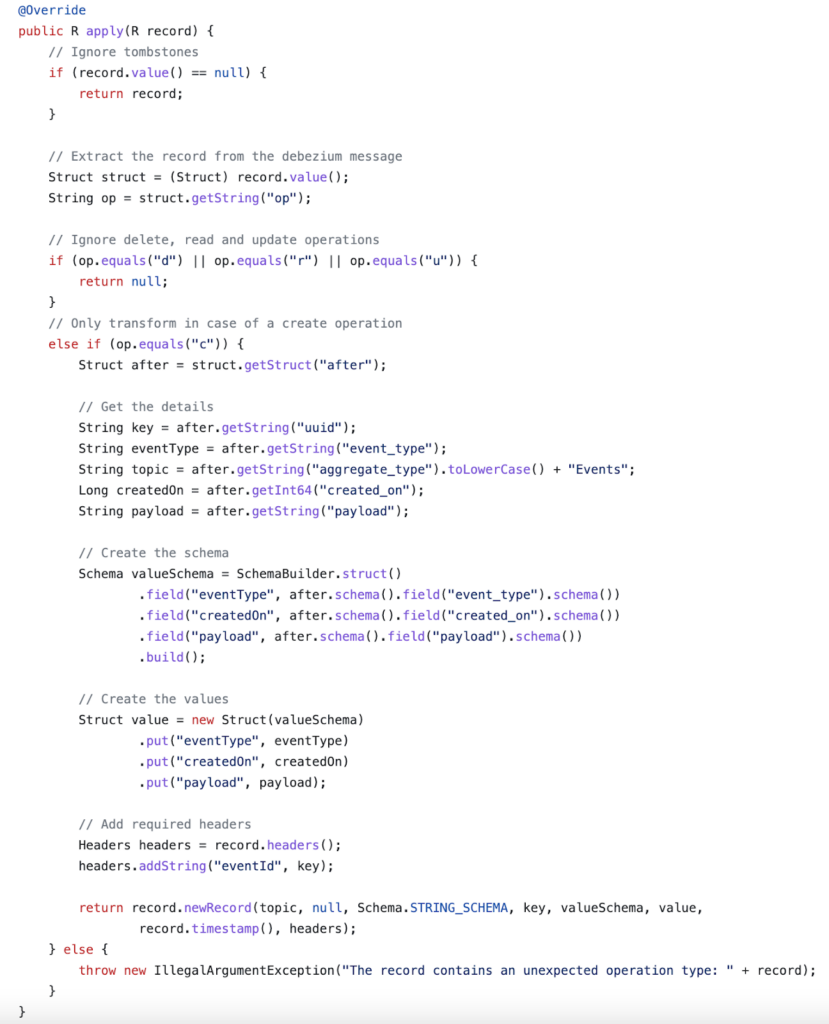 Simple SMT implementation for topic routing