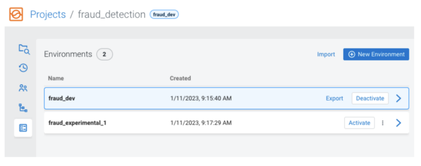 Multiple Environment