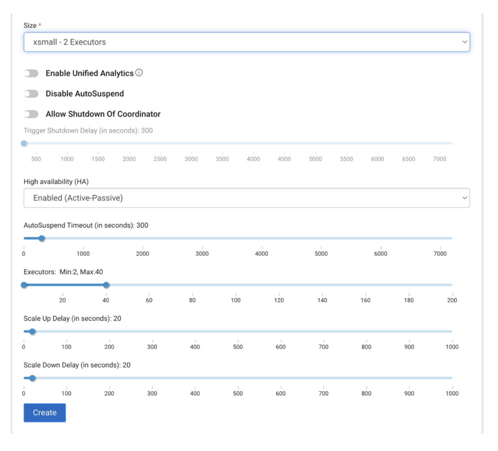 Cloudera Data Services Configurations - Resource Allocation