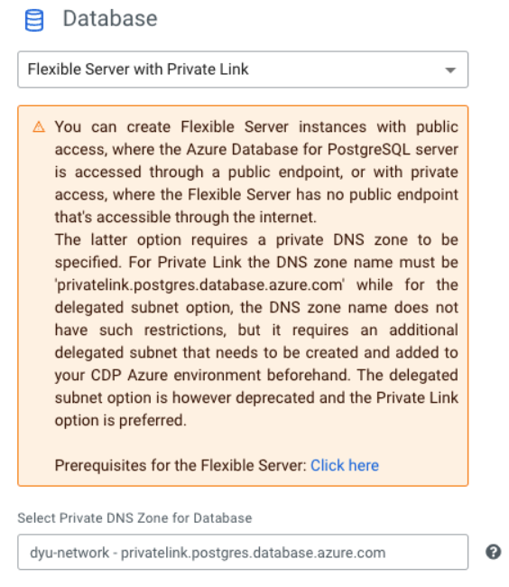 Flexible Server with Private Link