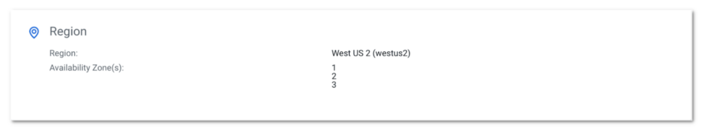 Summary page for the environment on CDP UI
