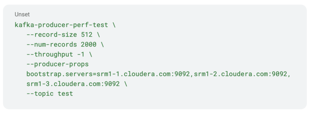Create a topic, produce some records