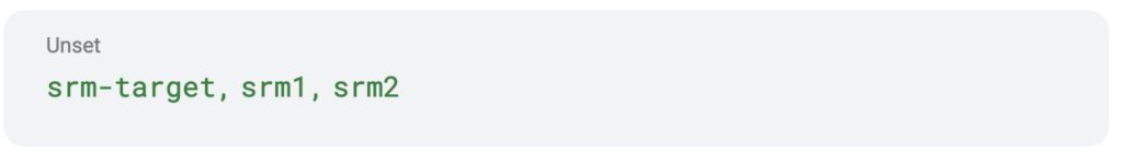 Specify the driver role target with Streams Replication Manager Driver Target Cluster.