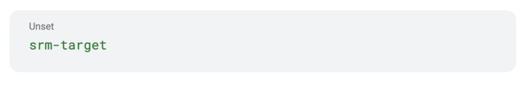 Specify service role targets with Streams Replication Manager Service Target Cluster.