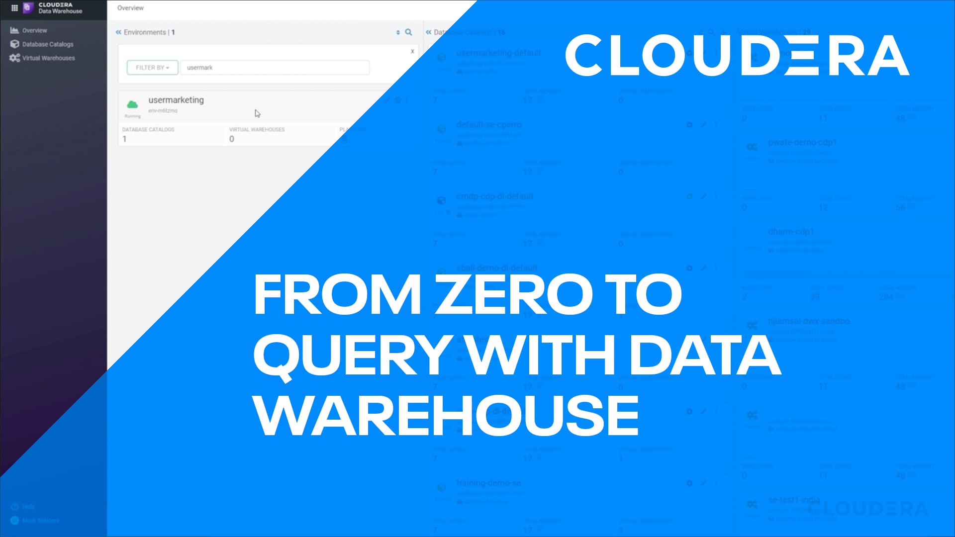 From Zero to Query with Cloudera Data Warehouse