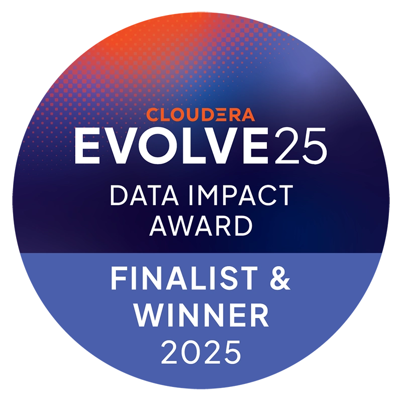 evolve Data impact awards finalist & winner