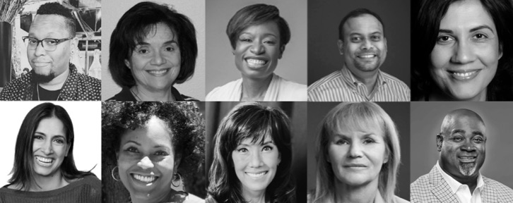 A collage image of the members of the Equality Committee