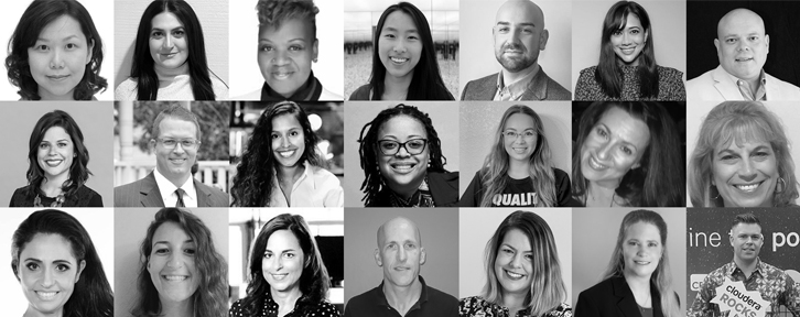 A collage image of the members of the Employee Resource Group (ERG) Advisory Board