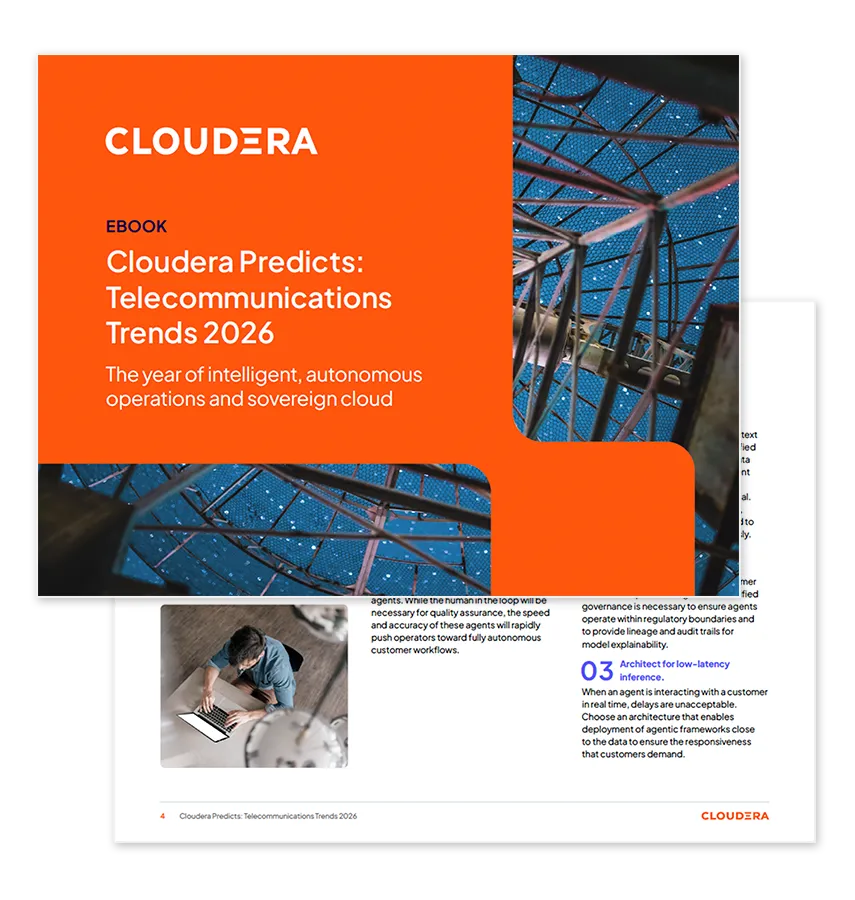 Cloudera Predicts: Telecommunications and AI Trends in 2026 ebook thumbnail