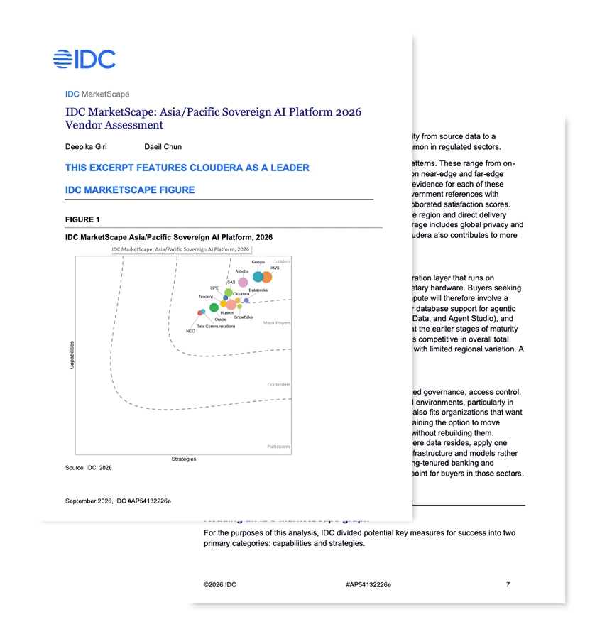 IDC MarketScape: Asia/Pacific Sovereign AI Platform 2026 Vendor Assessment thumbnail