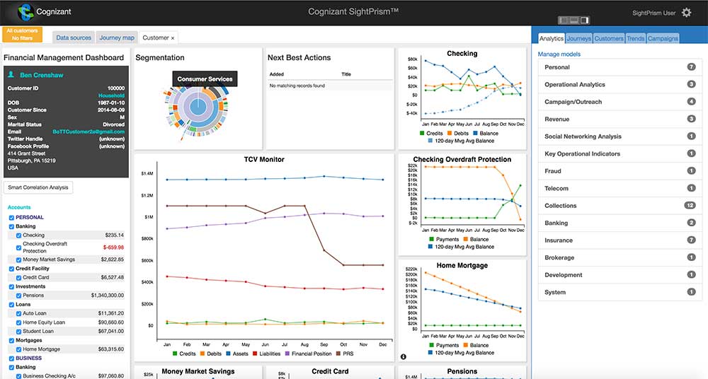 Cognizant - demo screenshot
