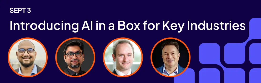 Join our webinar: Introducing AI in a Box for Key Industries
