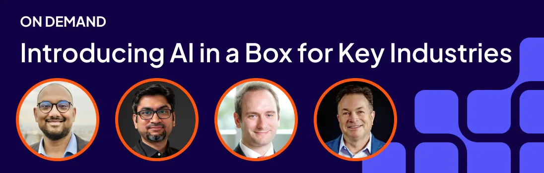 Join our webinar: Introducing AI in a Box for Key Industries