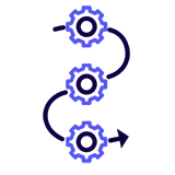 data flow data service icon