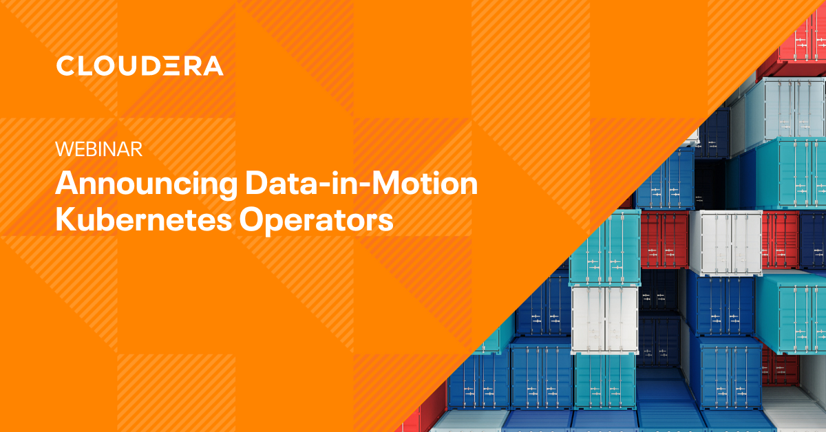 Accelerate Streaming Pipeline Deployments with New Kubernetes Operators