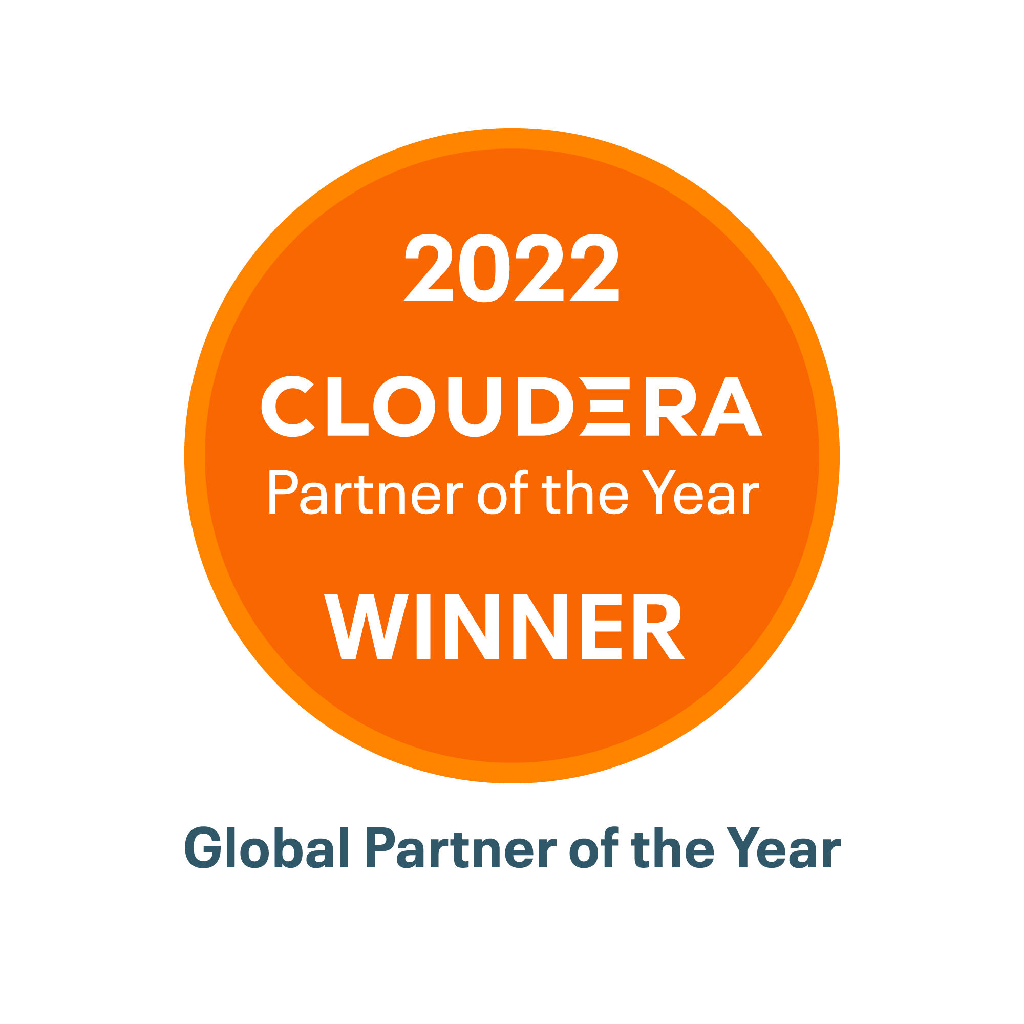 2022 Cloudera Partner of the Year 