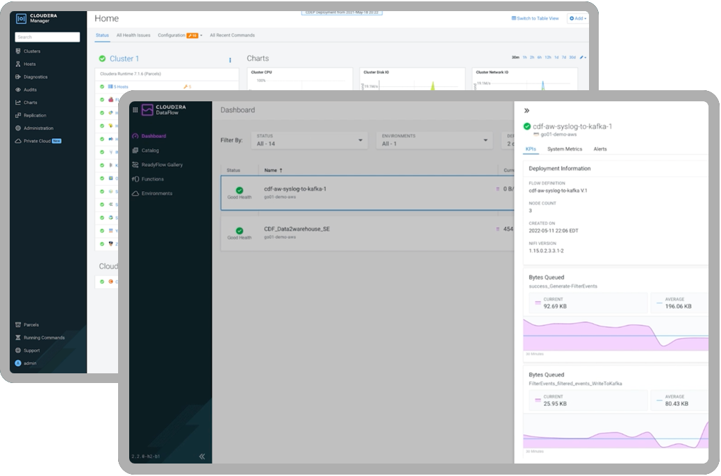 Streaming & DataFlow screenshots