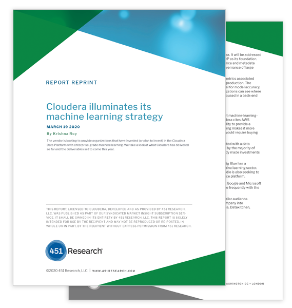 451 Research Report: The Rise of the Enterprise Intelligence Platform