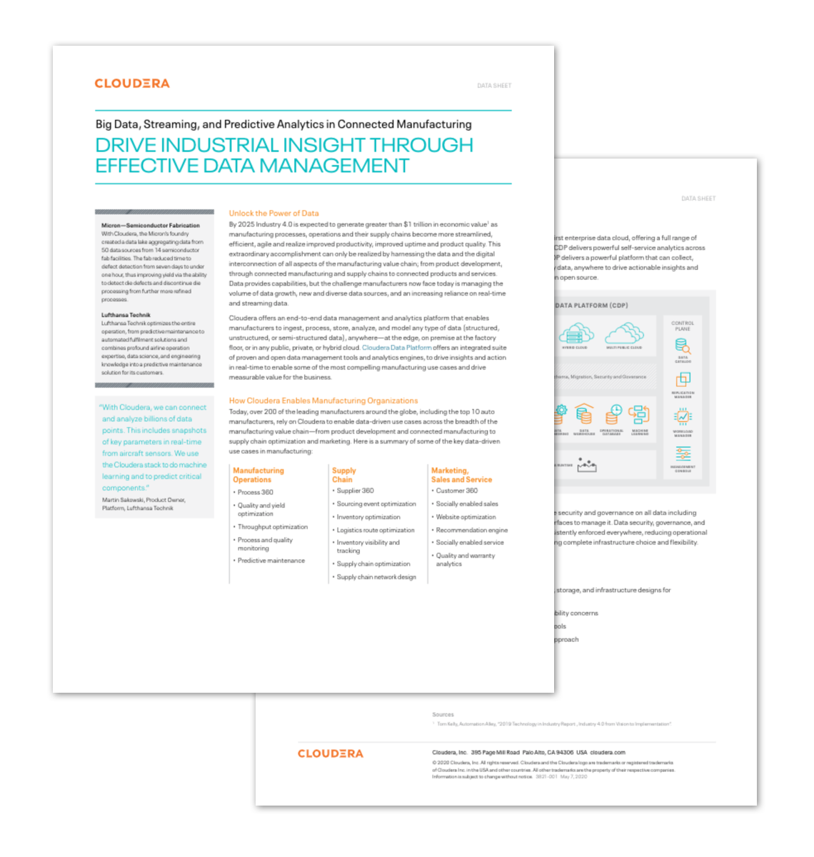 Thumbnail of Managing data and analytics in the public cloud ebook