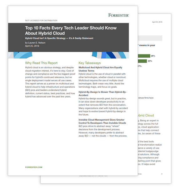 Top 10 Facts Every Tech Leader Should Know About Hybrid Cloud