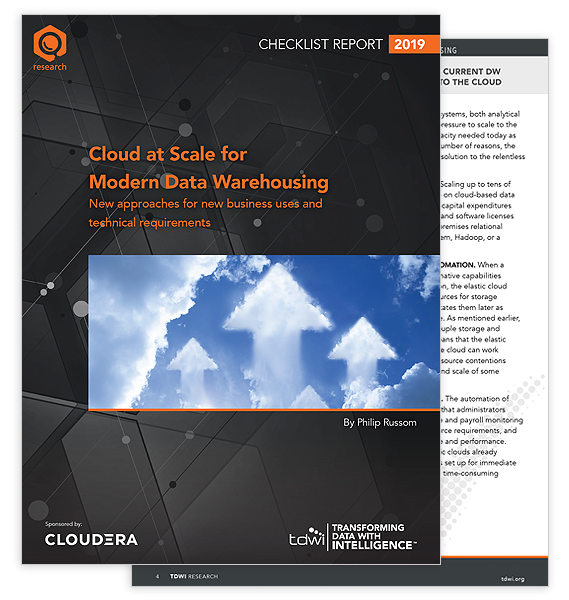 TDWI Checklist Report: Cloud at Scale for Modern Data Warehousing