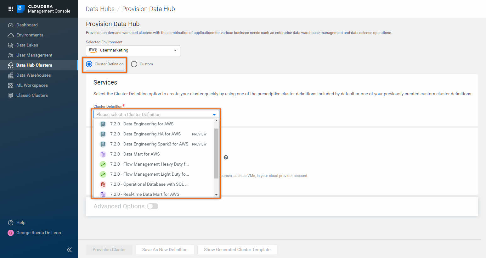 datahub-provision-cluster-definition