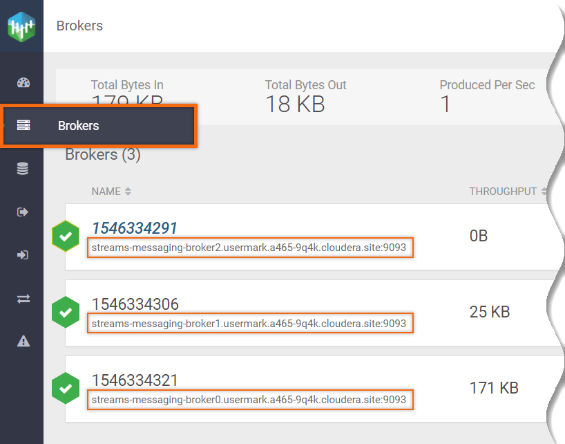 broker-addresses broker-addresses