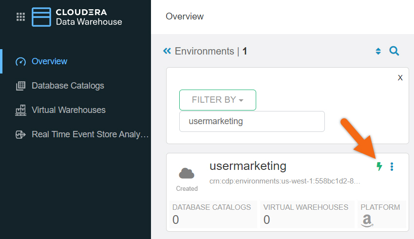 data-warehouse-activate-env data-warehouse-activate-env