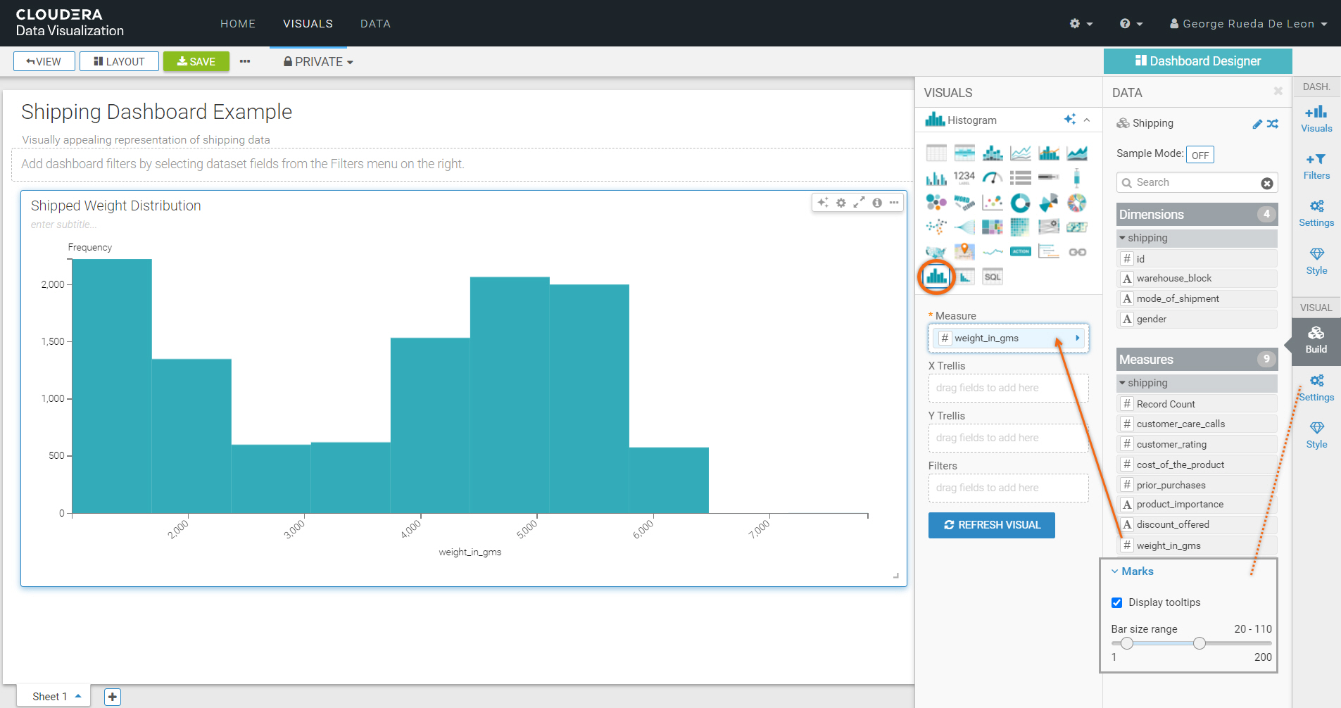 dataviz-shipped-weight-distribution dataviz-shipped-weight-distribution