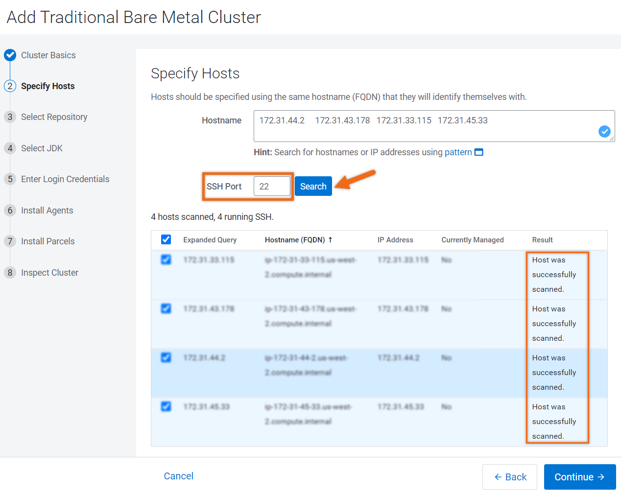 cm-install-cluster-hosts